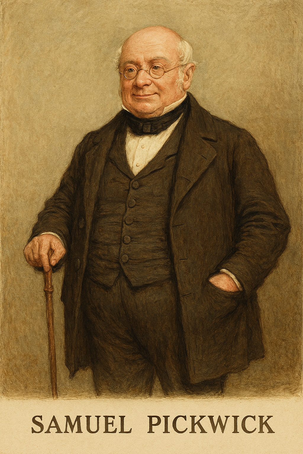 Samuel Pickwick illustration