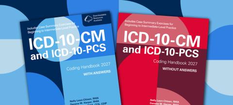 2027 ICD-10-CM/PCS Coding Handbooks Cover Images